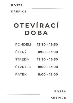 Pošta Křepice